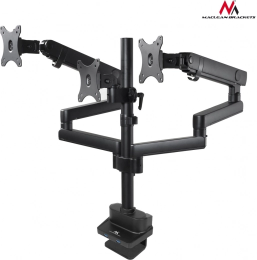 Plná ergonómia pre tri obrazovky