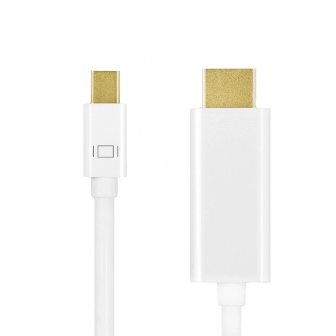 Kábel mini DisplayPort na HDMI 4K 5m biely