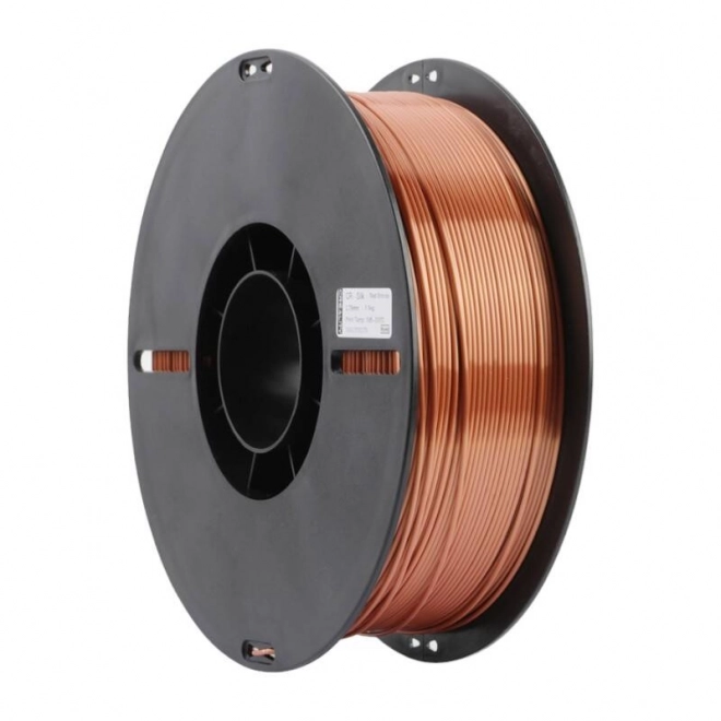 Hodvábny filament pre 3D tlačiarne v medenej farbe od Creality
