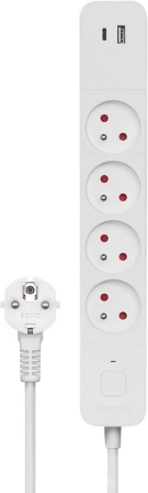 Prepäťová ochranná predlžovacia lišta s USB portmi