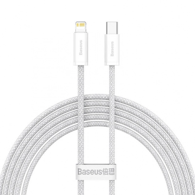 USB-C na Lightning kábel Baseus Dynamic, 20 W, 2 m, biely