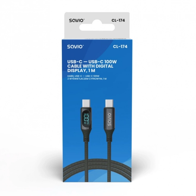 Usb-c kábel s displejom 100W