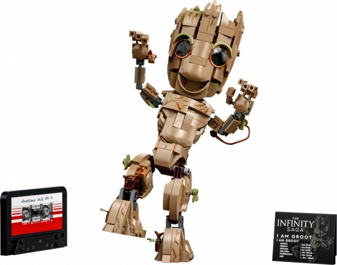 Tancujúci Groot od LEGO Marvel