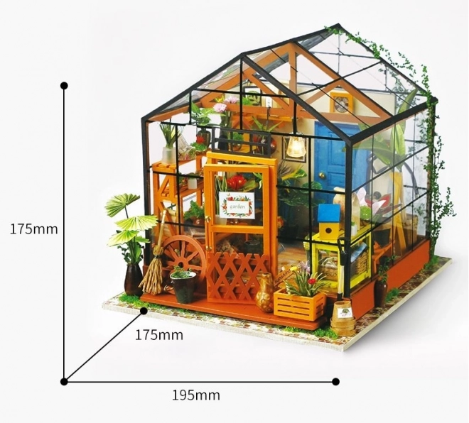 Miniatúrny domček Skleník od Robotime