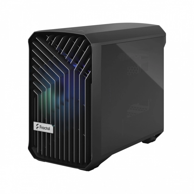 Vežová skrinka Torrent Nano RGB Black TG svetlý odtieň