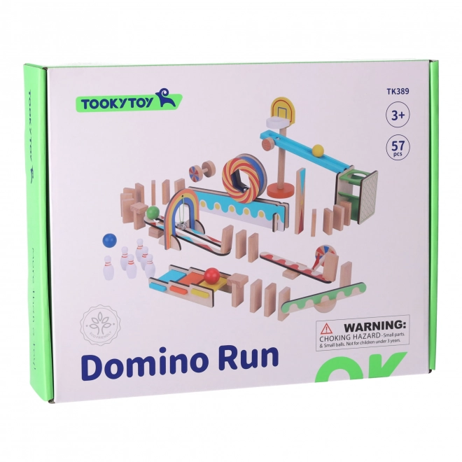 Drevené domino kocky Tooky Toy