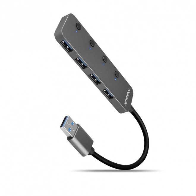 Metalový 4-portový USB 3.2 Gen 1 hub