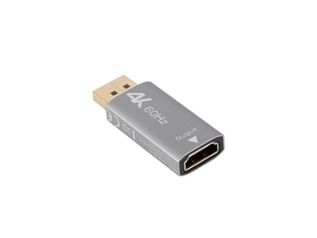 Adaptér DisplayPort na HDMI 4K strieborný