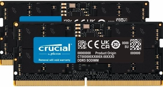Pamäť pre notebooky DDR5 SODIMM 48GB (2×24) /5600 CL46 (16Gbit)