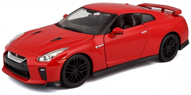 Bburago 1:24 Nissan GT-R Metallic 18-21082 – Červená