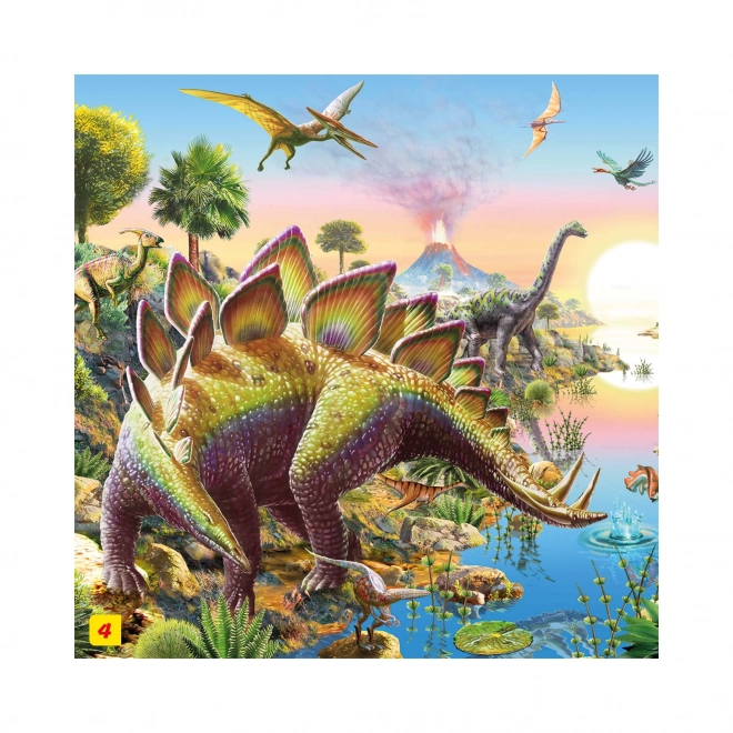 Puzzle s dinosaurem: Parasaurolophus 60 dielikov