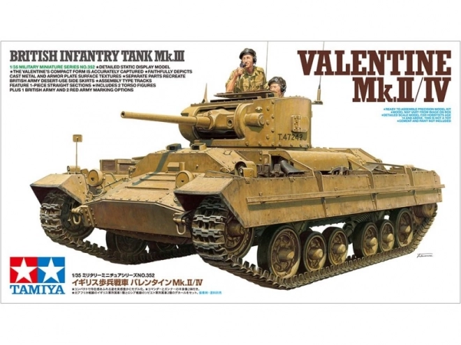 Britský tank Mk.III Valentine Mk.II/IV