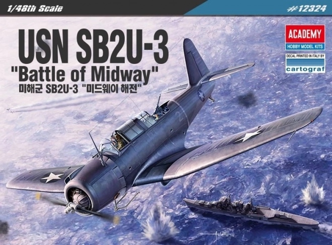 Model lietadla USN SB2U-3 Vindicator