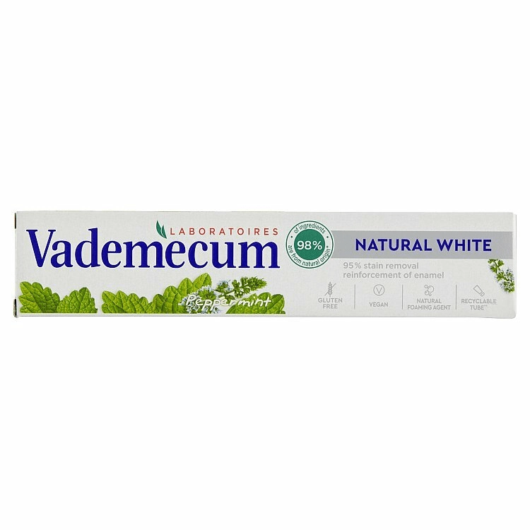 E-shop Vademecum Natural White bieliaca zubná pasta 75 ml