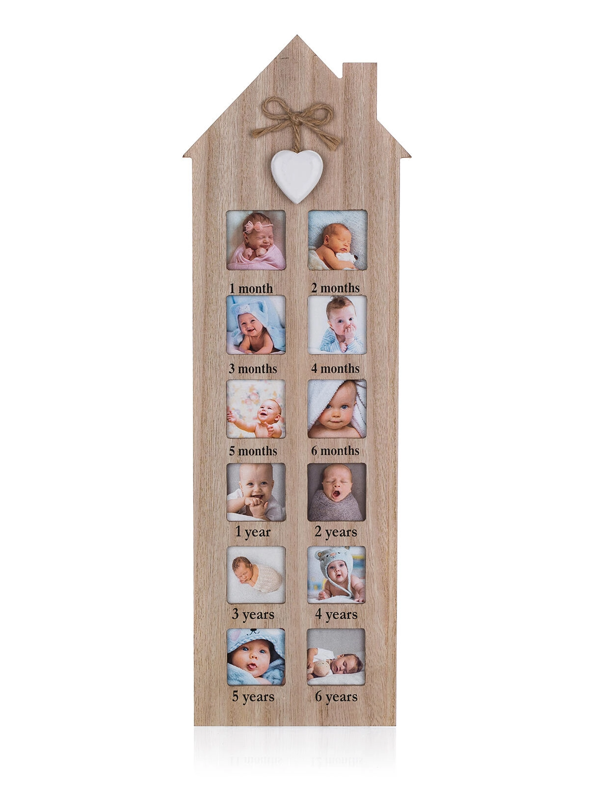 E-shop Detský fotorámik domček 48 × 14,8 cm na 12 fotografií