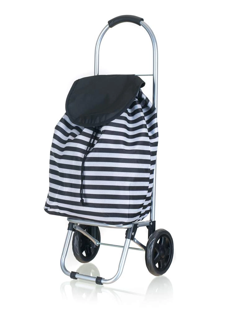 BRILANZ Nákupná taška na kolieskach 87x35x28 cm čierna