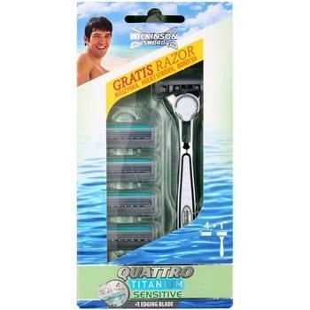 E-shop Wilkinson Sword Quattro Titanium Sensitive + 4 ks hlavic