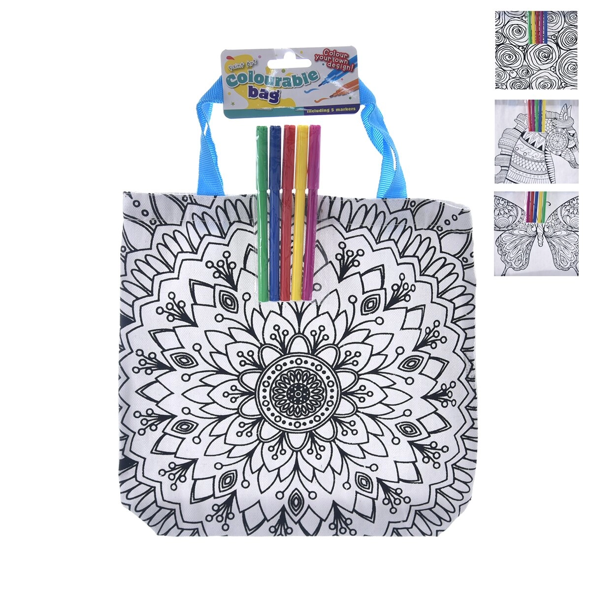 E-shop Kreatívna sada – taška na vymaľovanie 30 × 36 cm (4 varianty)