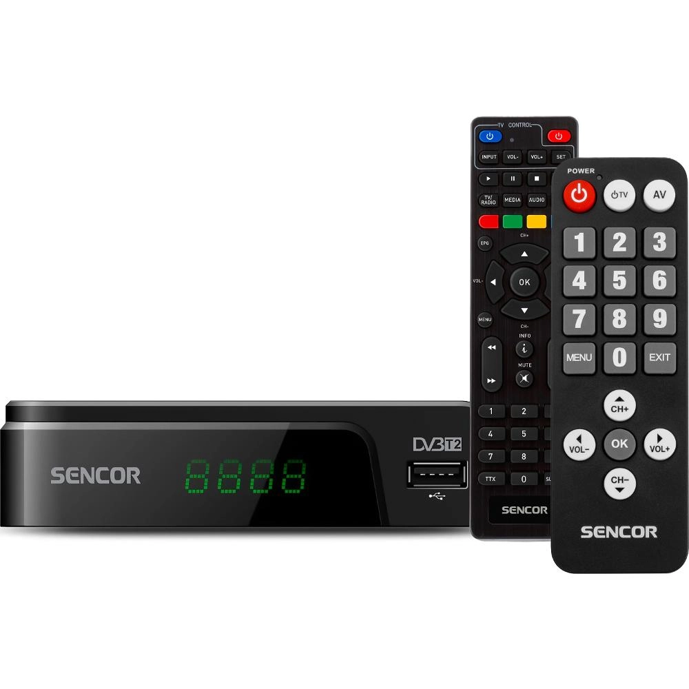 Sencor SDB 525T Senior DVB-T2 set-top box