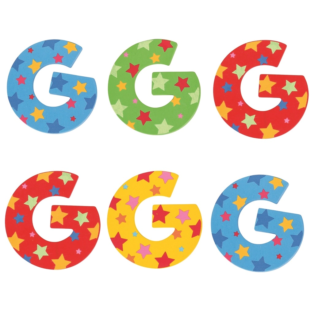E-shop Bigjigs Toys hvězdičkové písmenko G