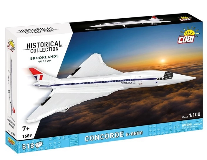 Cobi 1689 Concorde z Brooklands Museum, 1:100, 518 k