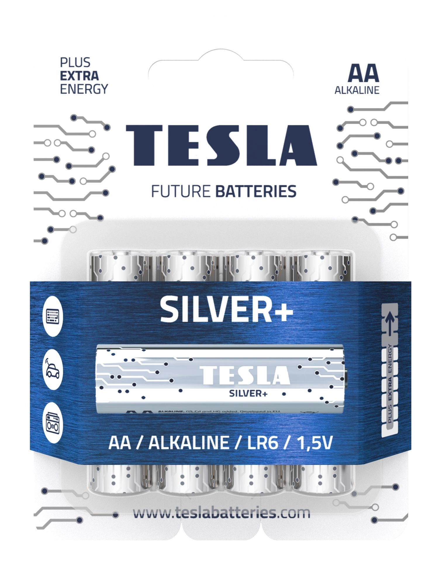 Tesla SILVER+ AA 4ks 1099137214