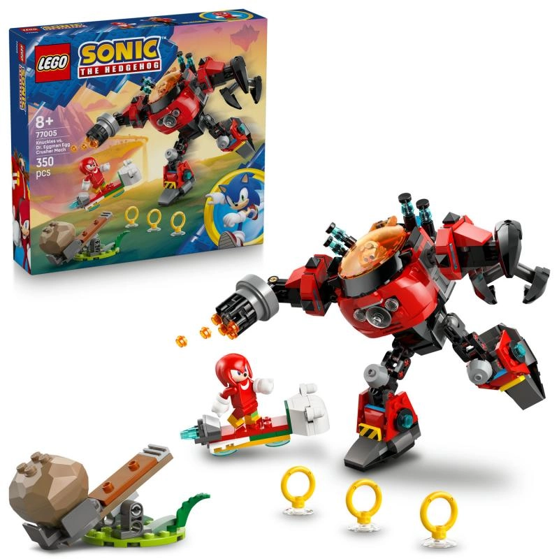 E-shop LEGO® Sonic the Hedgehog™ 77005 Knuckles vs. Dr. Eggman: Robotický oblek Egg Crusher