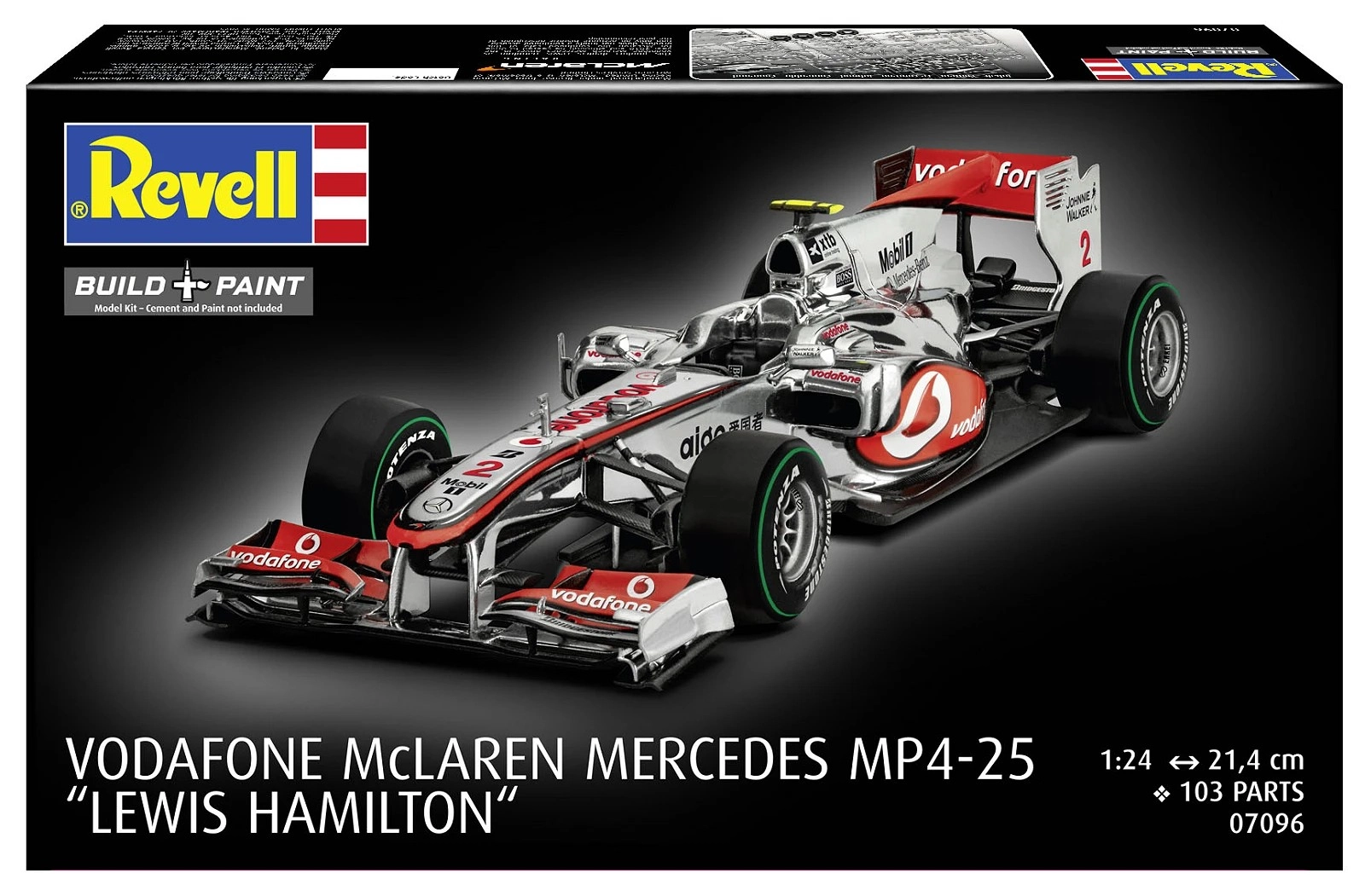 E-shop REVELL Plastic ModelKit auto 07096 Vodafone McLaren Mercedes MP4-25 "L.Hamilton 1:24