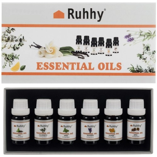 E-shop Ruhhy 21939 Esenciálne oleje sada 6 x 10 ml