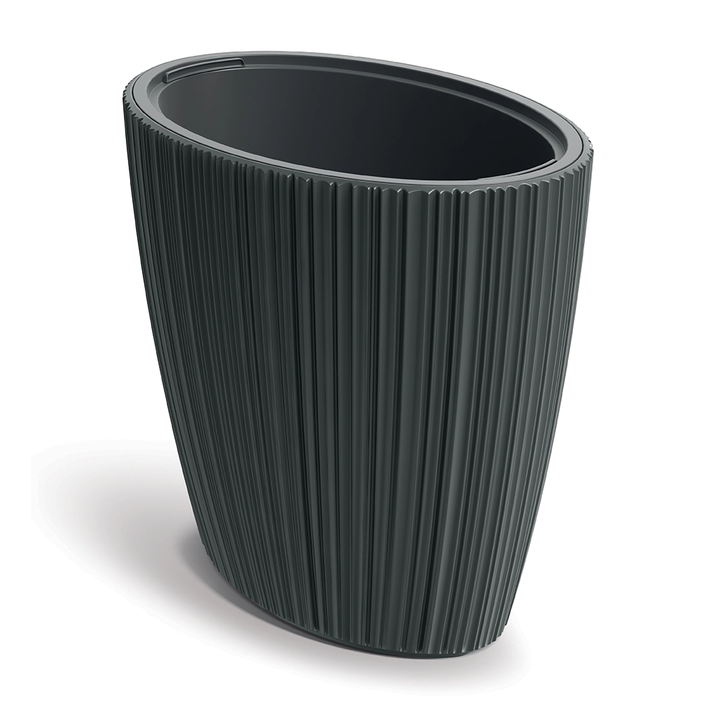 E-shop Kvetináč Oro tmavosivý 59,5 cm