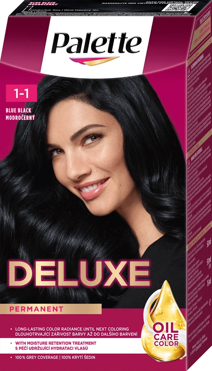 E-shop Schwarzkopf Palette Deluxe 909 modro čierna