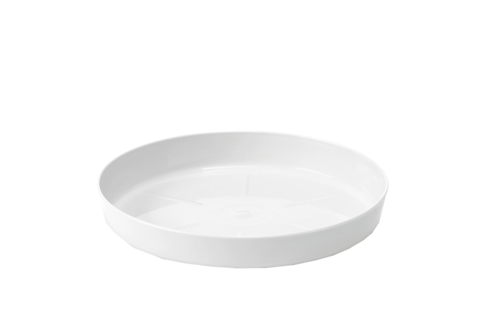 E-shop Plastový podstavec pod kvetináč biely 19,7 cm