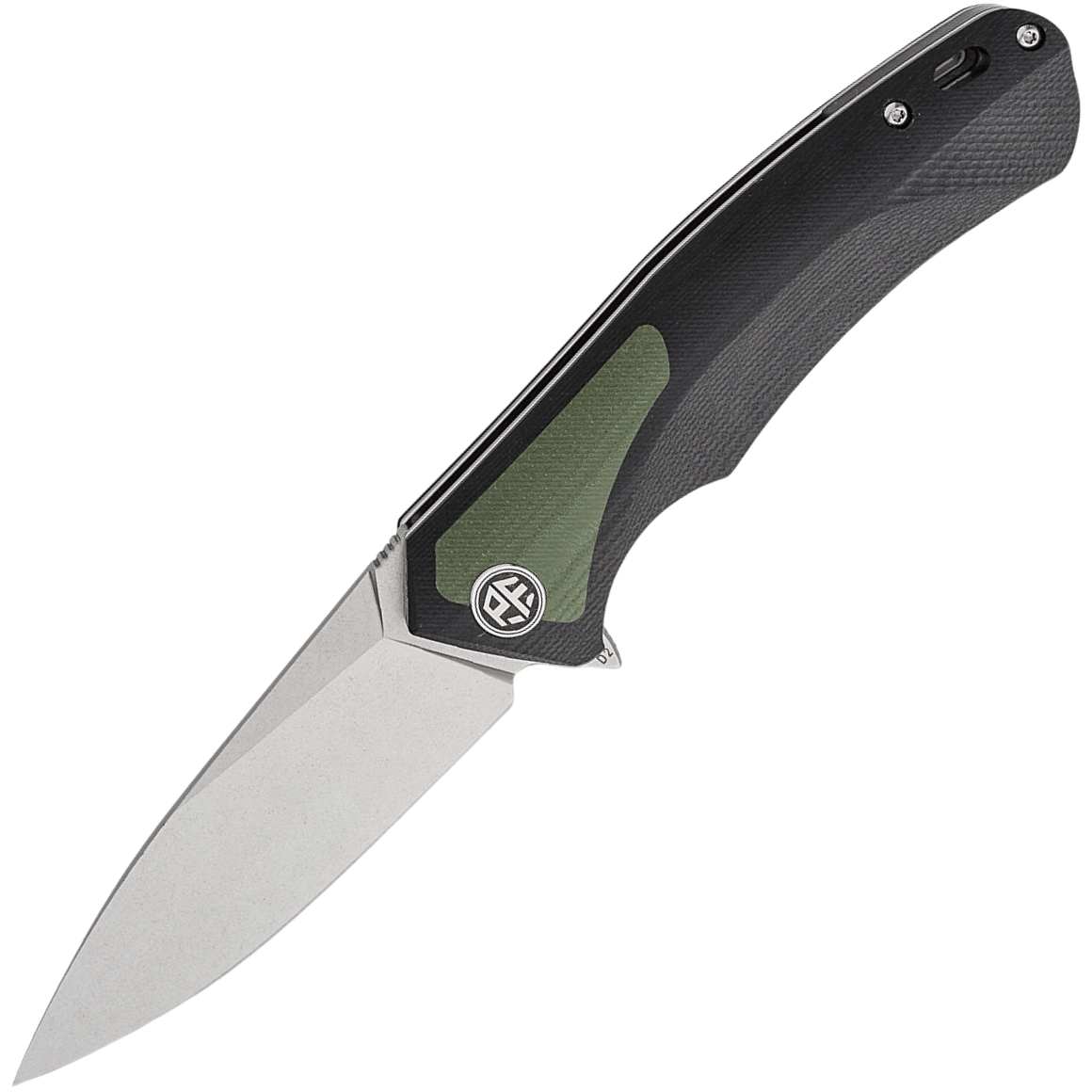 E-shop ! Petrified Fish PF838 Pub Stonewashed D2 Green G10 With Black G10 PF838GRW