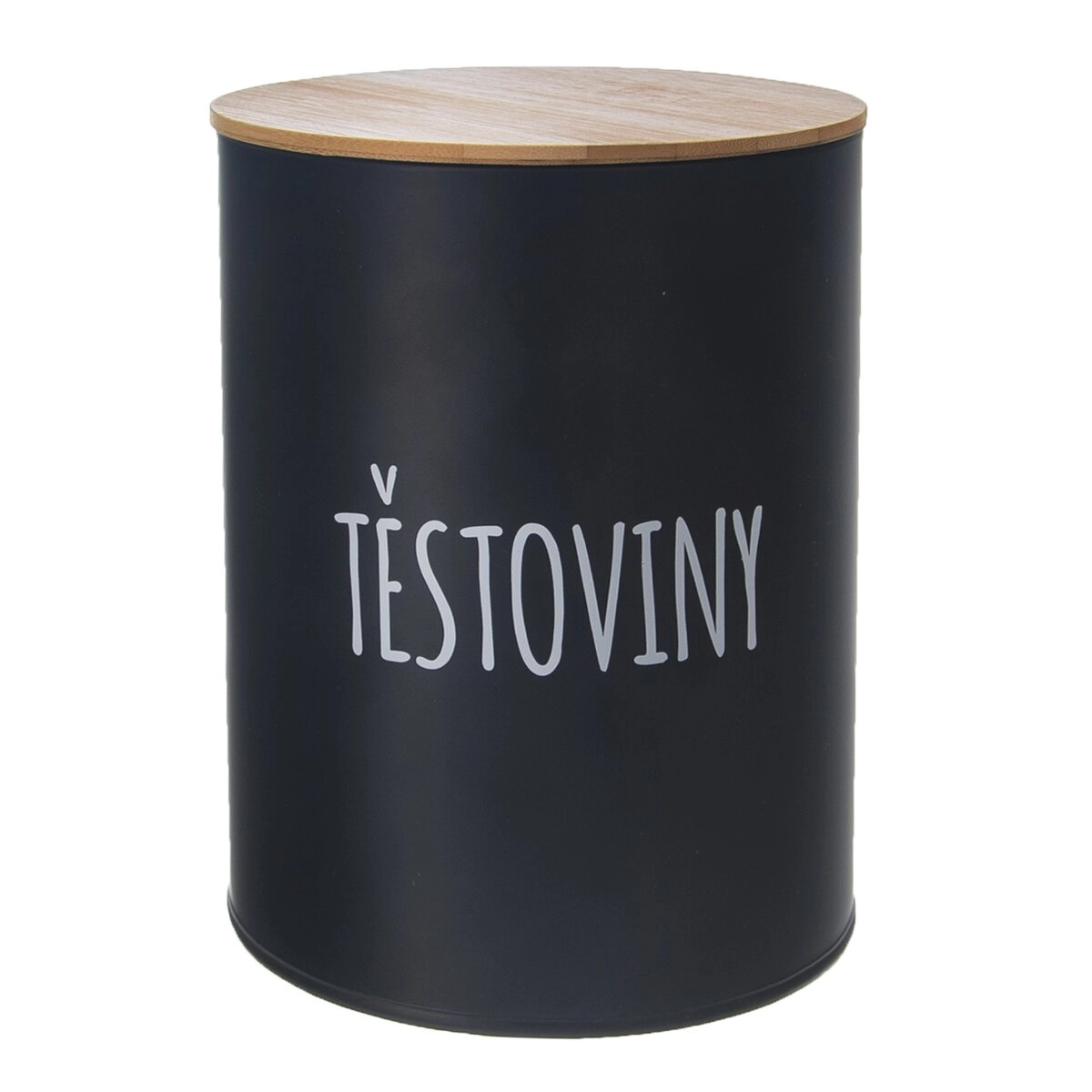 E-shop Dóza na cestoviny Black s bambusovým vekom