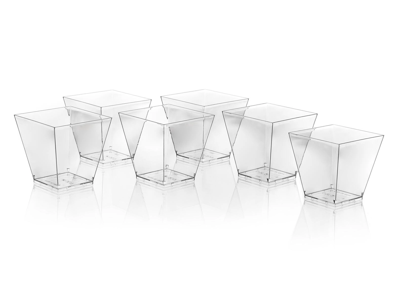 E-shop plastové dezertné poháriky 200 ml CULINARIA, 6 ks