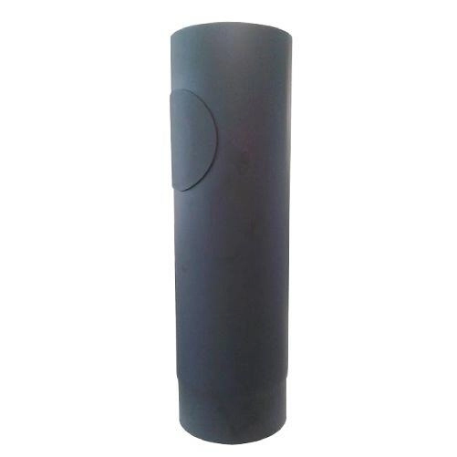 E-shop Dymová rúrka s otvorom 120 mm, dĺžka 500 mm, hrúbka 1,5 mm, čierna