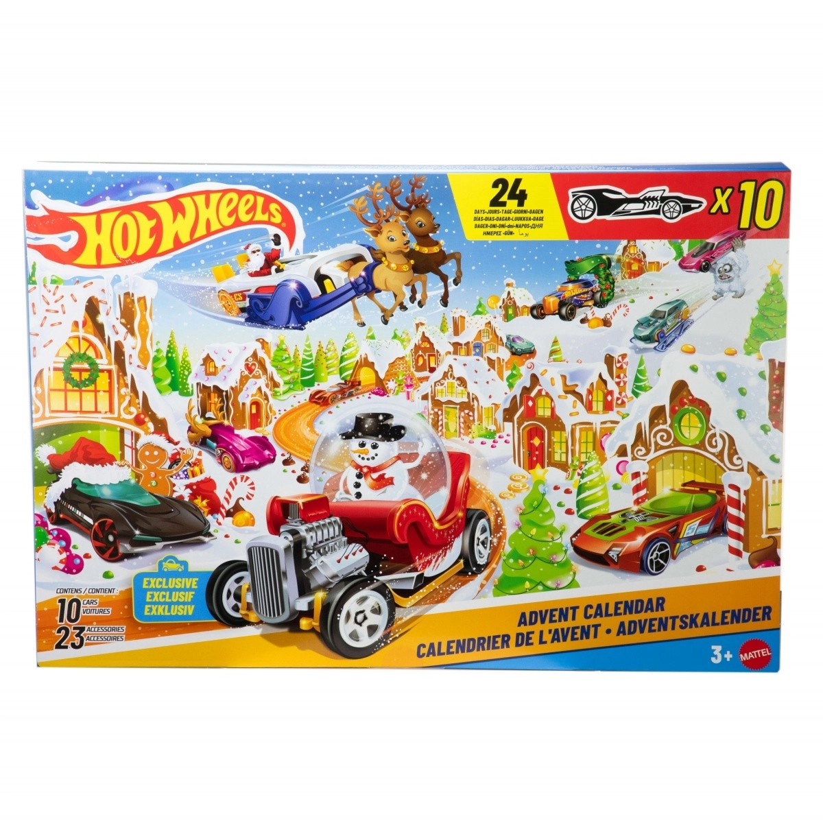 MATTEL Hot Wheels Adventný kalendár