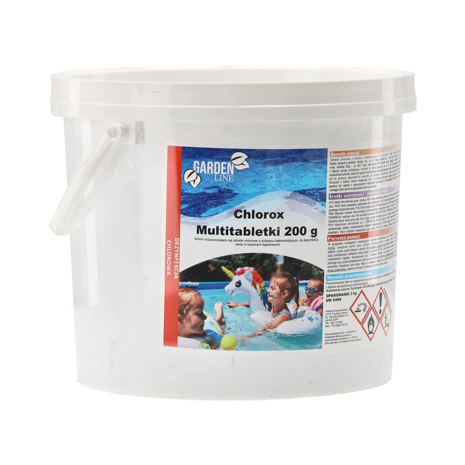 Chlórové multifunkčné tablety do bazéna 200 g