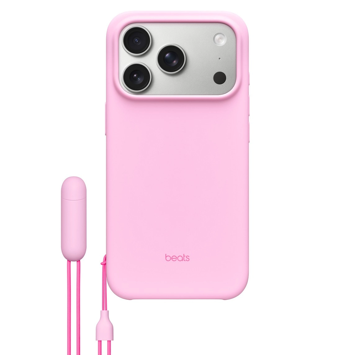 E-shop Beats matný kryt so stojanom a MagSafe pre iPhone 17 Pro – oblázkovo ružový MGY84LL/A