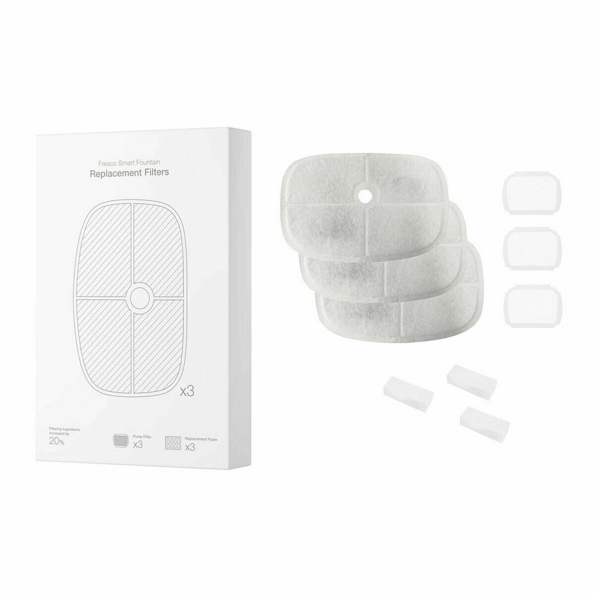 E-shop Petoneer filtry pro vodní fontánku FS050 3 ks