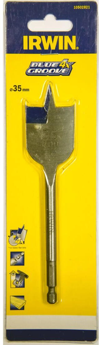 E-shop Plochý vrták do dreva 35 mm IRWIN Blue Groove
