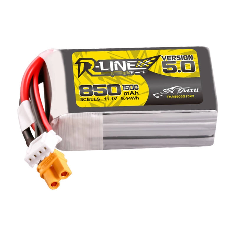 E-shop Tattu R-Line Verzia 5.0 850mAh 3S 11.1V 150C XT30U-F