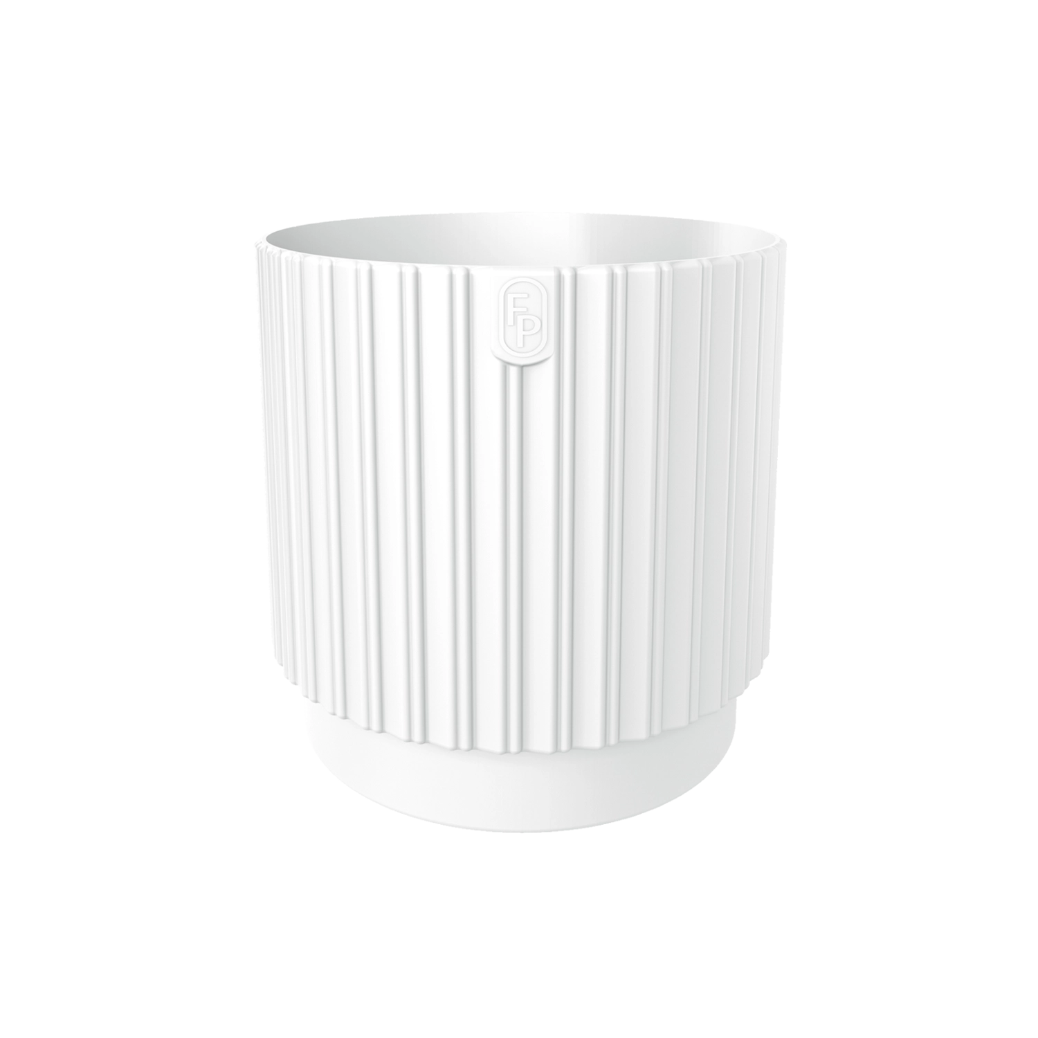 E-shop Kvetináč MIKA Cyli Petit ECO Recycled 14 cm biely