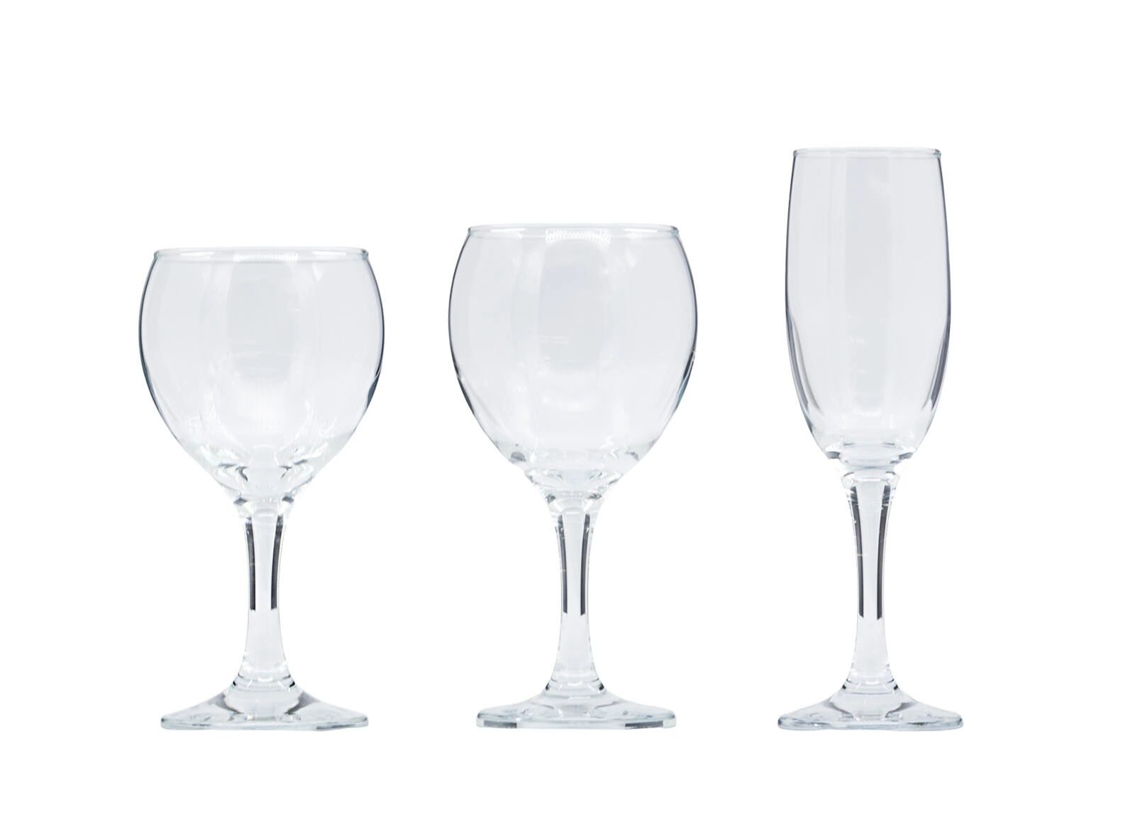 Poháre na víno a sekt MISS sada 18 ks