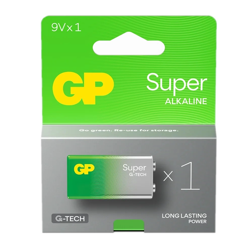Alkalická batéria 9V GP Super