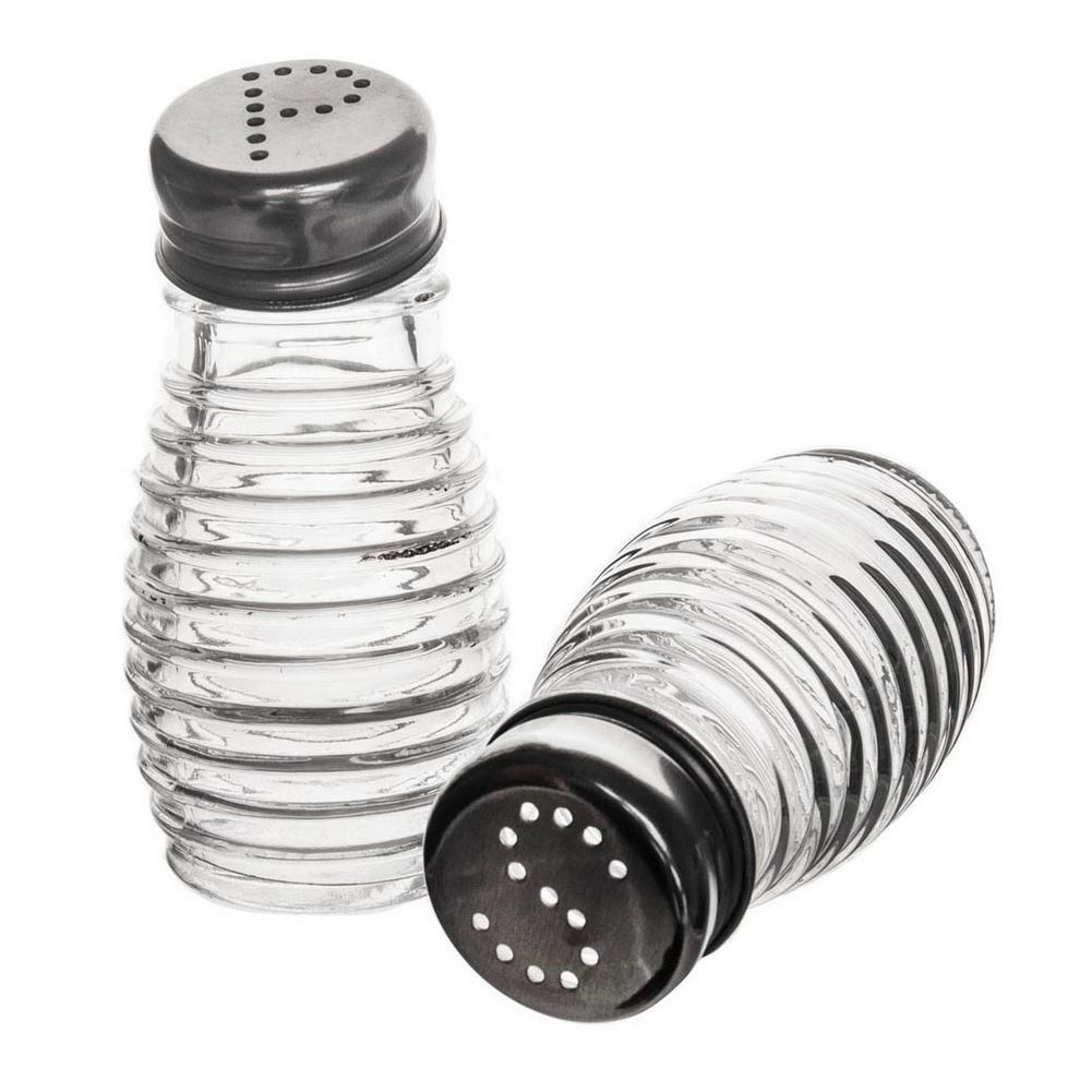 Sklenená soľnička a korenička – sada 2 ks, 70 ml