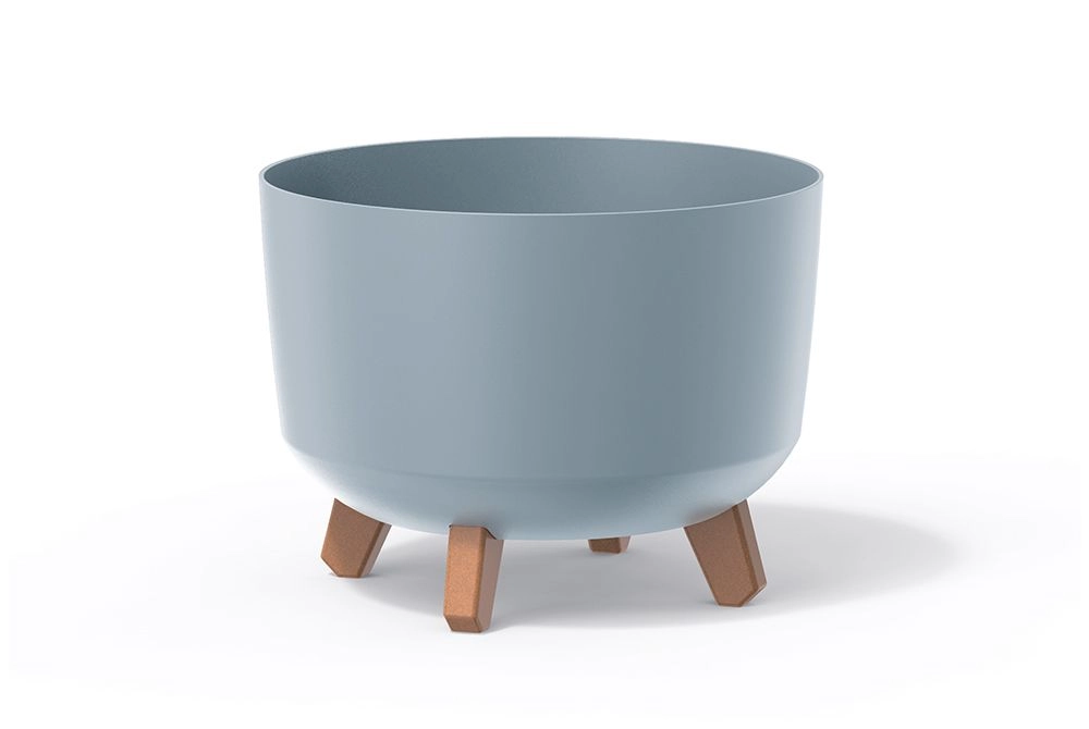E-shop PROSPERPLAST Kvetináč GRACIA 33,9cm svetlo sivý