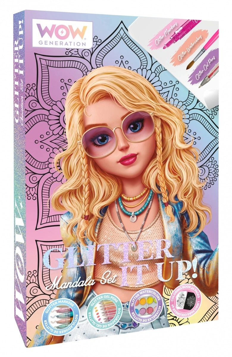 Kreatívna sada Mandala Glitter