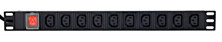E-shop Racková napájacia lišta PDU 10xC13 1U 16A 2 m