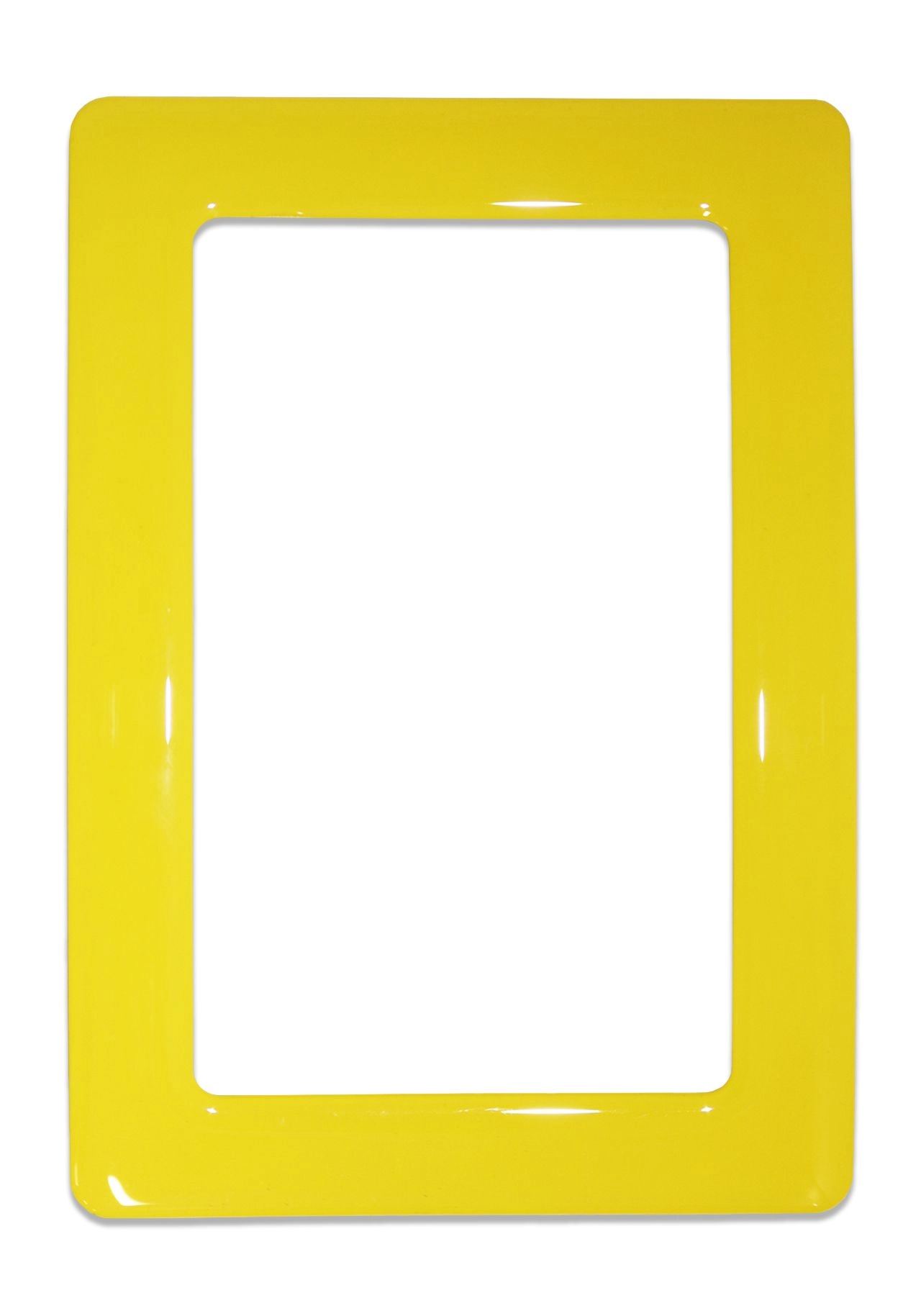 E-shop Magnetický samolepiaci rámček veľkosti 13,0×8,1 cm - žltý